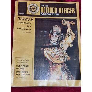 The Retired Officer Magazine August 1974- Taiwan & Help Your Widow- very good